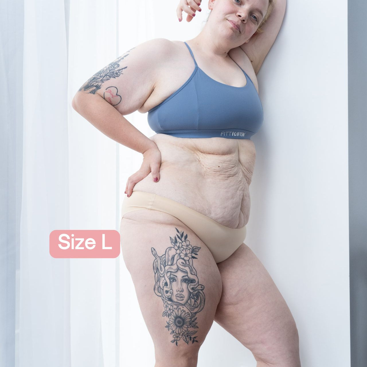 Back of low waist bikini style Fredgies seamless undies