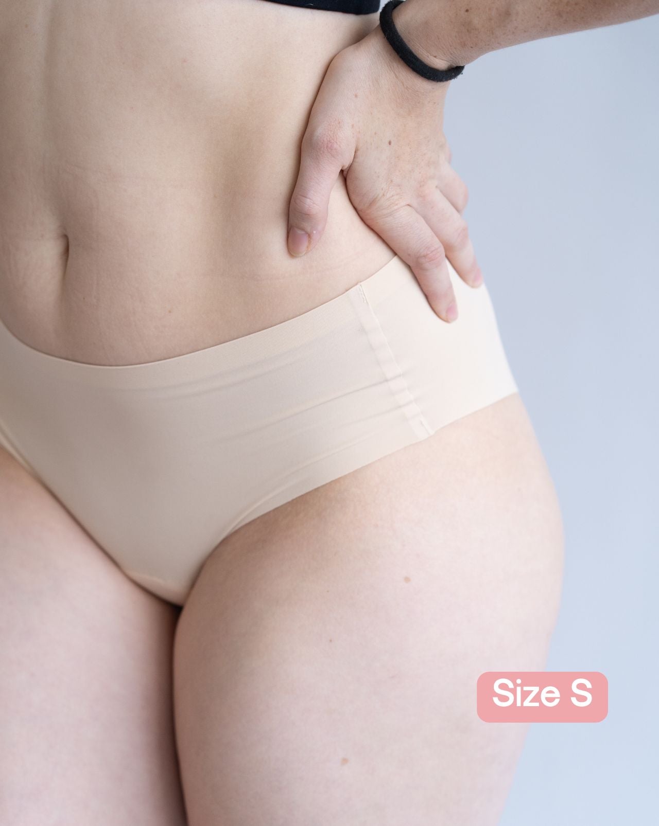 Close up of Fredgies bikini style underwear fabric