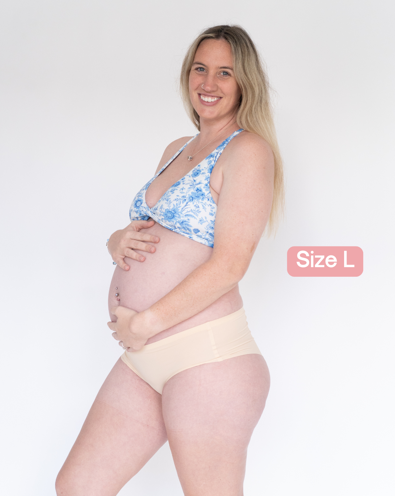 Fredgies seamless bikini style camel toe proof on pregant lady