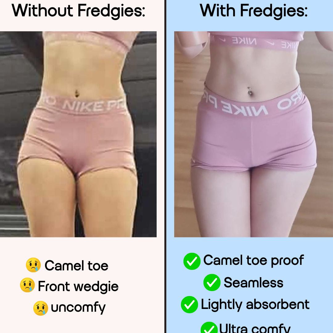 Lite Fredgies benefits listed with two images to show before and after