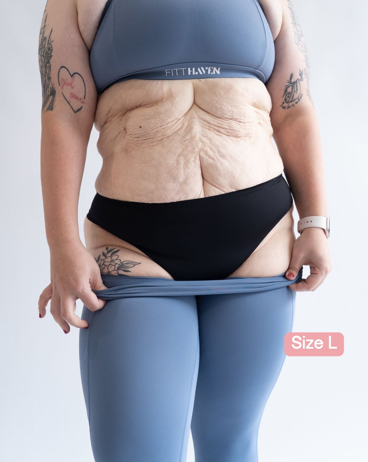 Black redgies seamless thong camel toe proof