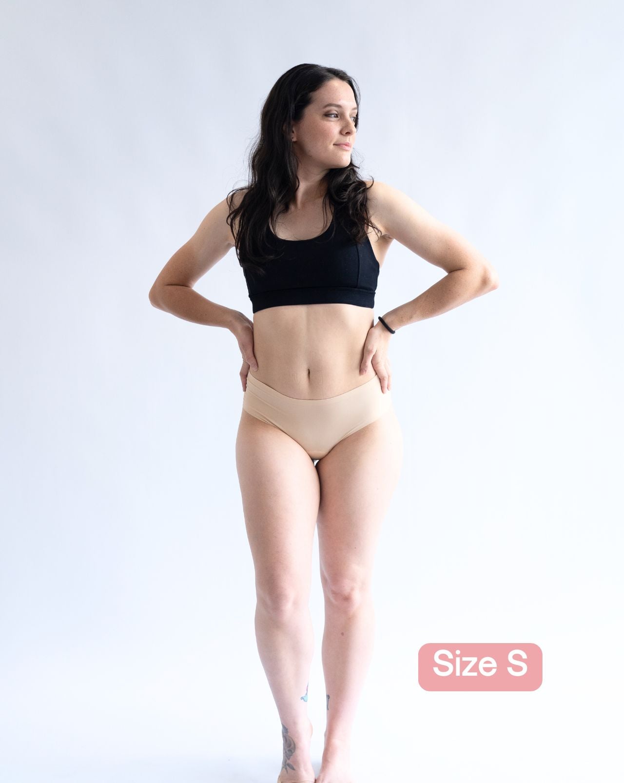 Low waist seamless Fredgies bikini style in beige